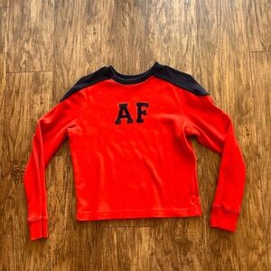 Kids Red and Black Long Sleeve Shirt